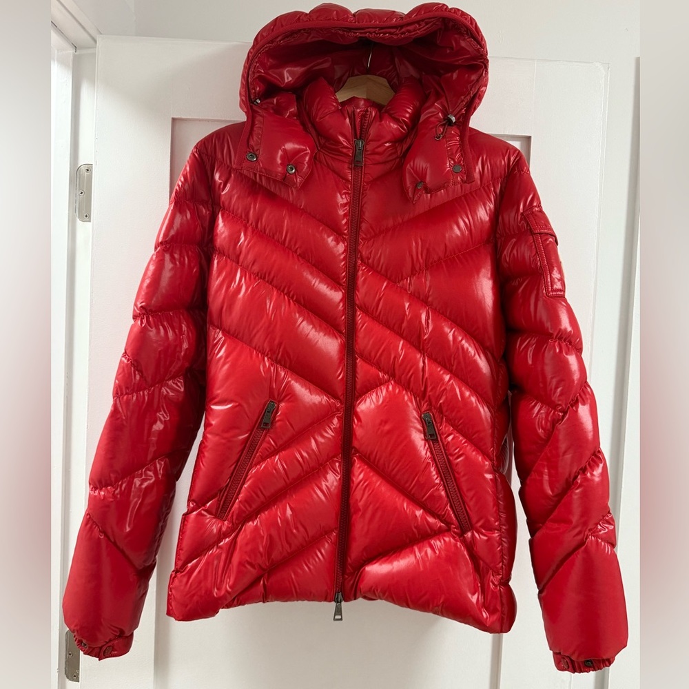 Moncler red Puffer women. Size 5. Great condition.